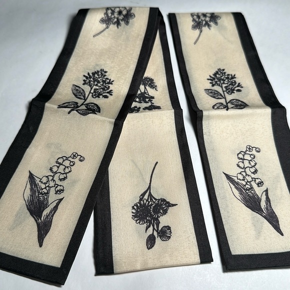 Two Thin Scarves / Hair Bands / Scarves - #1207 - Picture 3 of 5